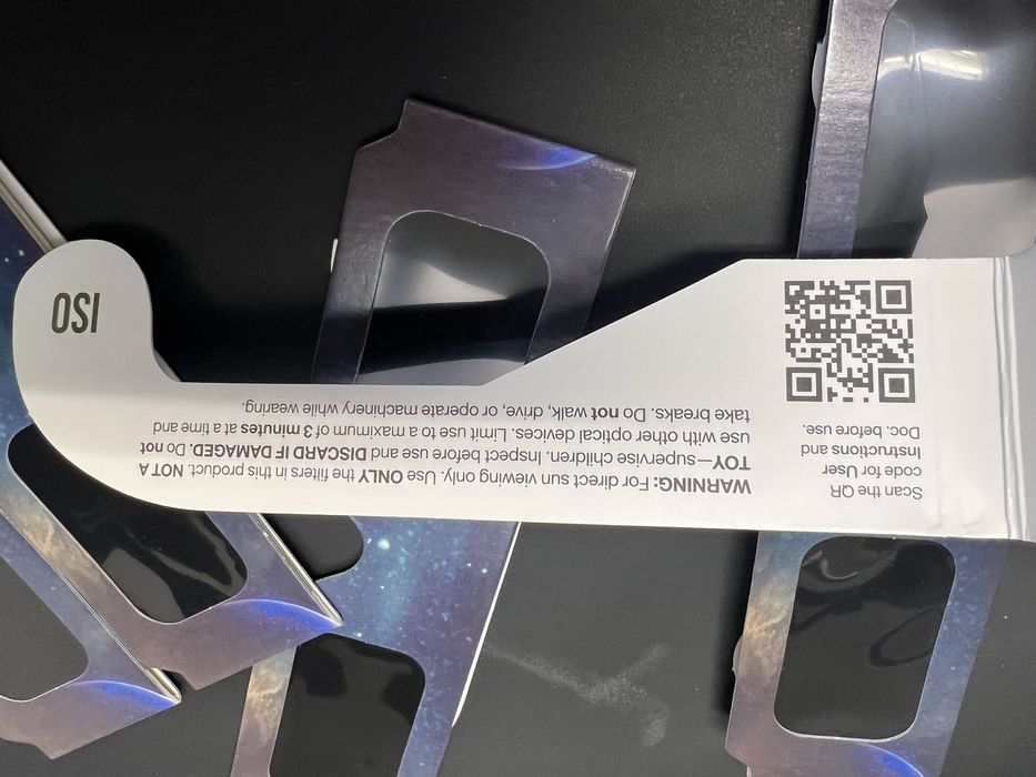 Óculos para o eclipse