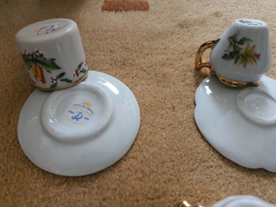 Chávenas Vintage Pintadas a Mão