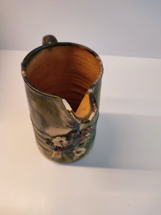 Jarro canjirão em faiança