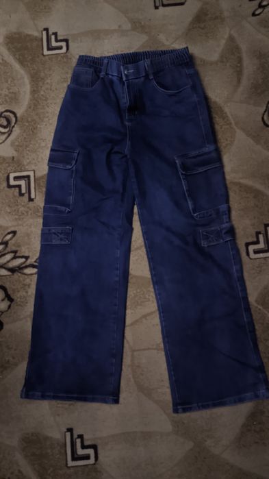 Широкие джинсы под кастом