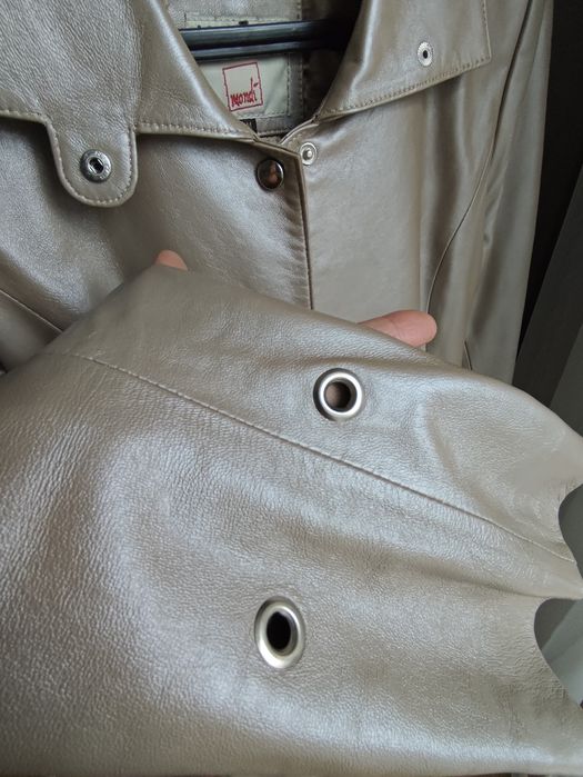 Натуральна шкіра, плащ