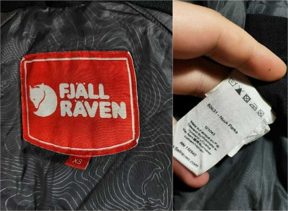 Парка Fjallraven Nuuk (р. S) Оригінал Куртка зимова пуховик / G-1000