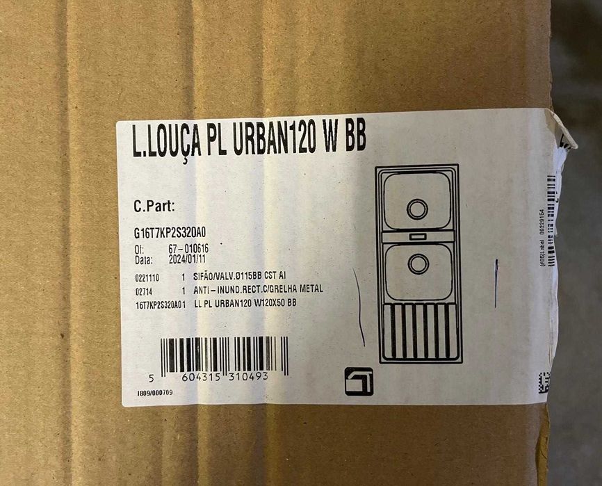 Lava-Louça Rodi Urban 120 Polido