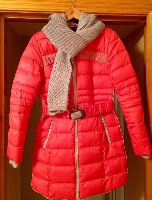 Женская тёплая куртка- пальто