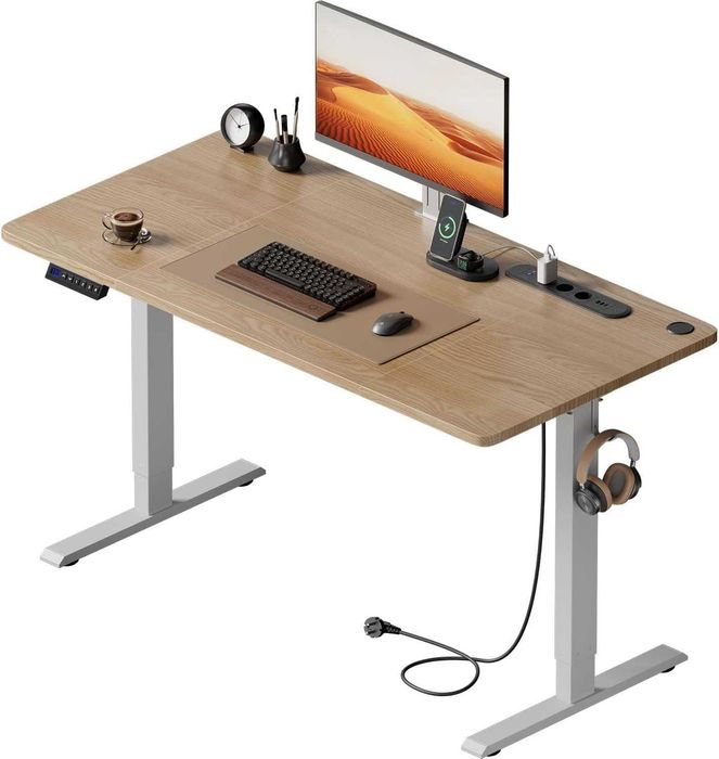 Nowe biurko elektryczne / 120x60cm / USB / blat / gamingowe / R156!