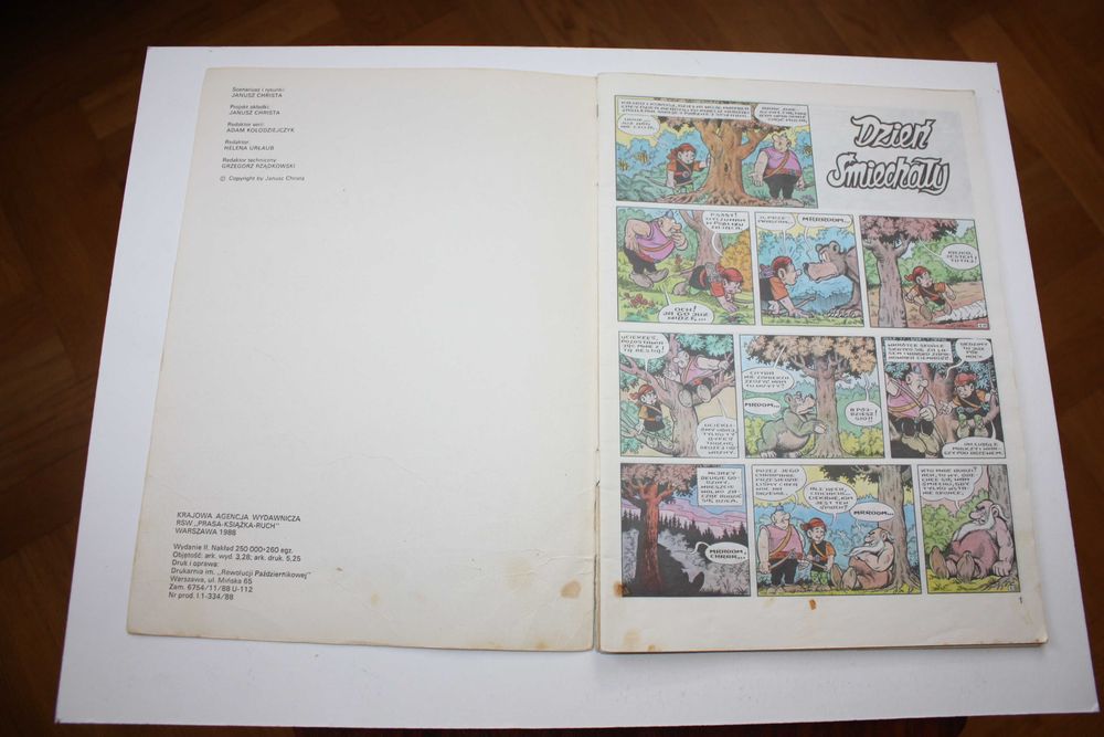 Kajko i Kokosz. DZIEŃ ŚMIECHAŁY. Janusz Christa / 1988