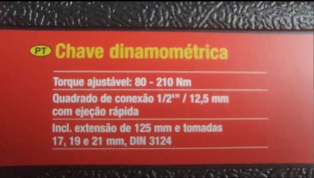Chave Dinamométrica WALTER 80NM a 210NM