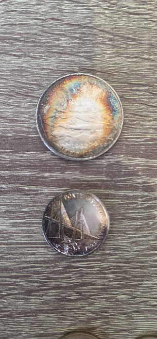 Moedas de escudo coleção 500 250 200 100