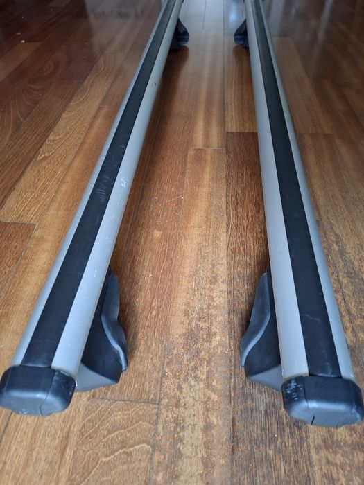 Barras tejadilho para veiculos com barras longitudinais