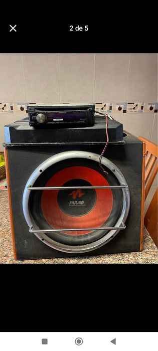 Vendo sbuffer amplificador e radio