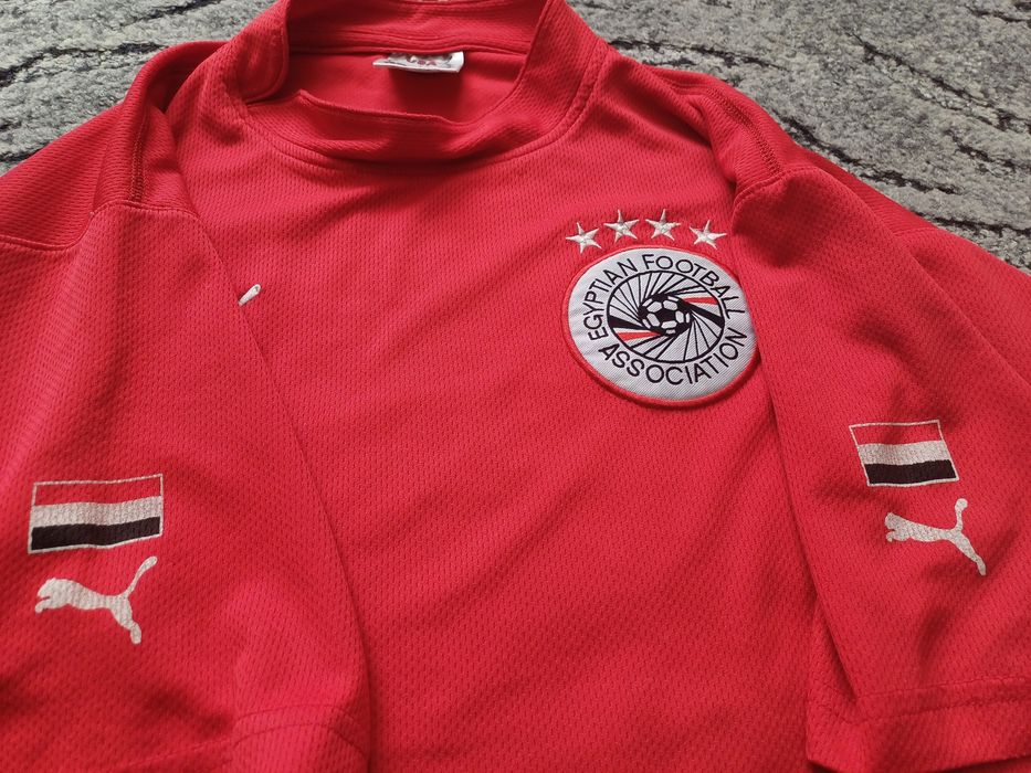 Koszulka piłkarska L Puma Egipt Meteab lata 90s UNIKAT retro vintage