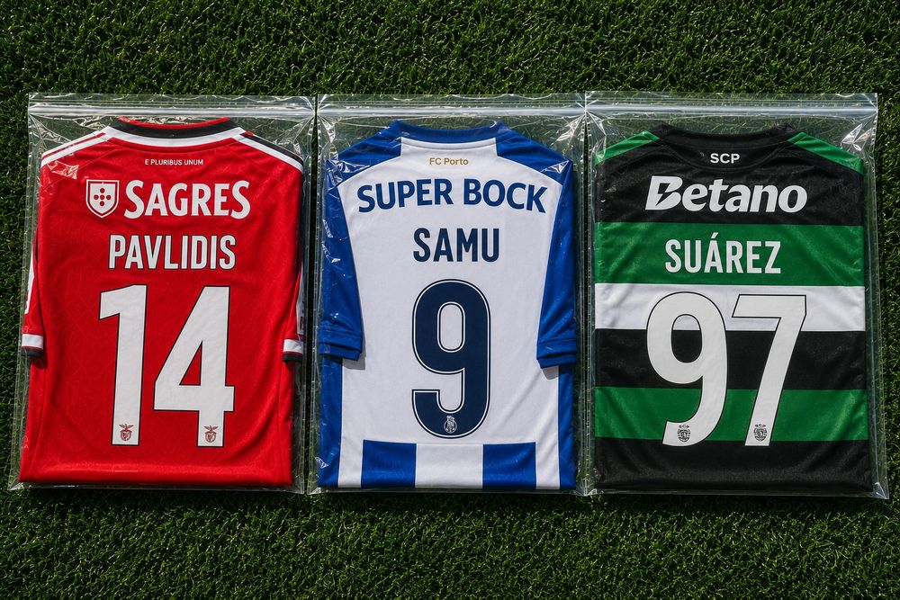 Novas camisolas 3 grandes.