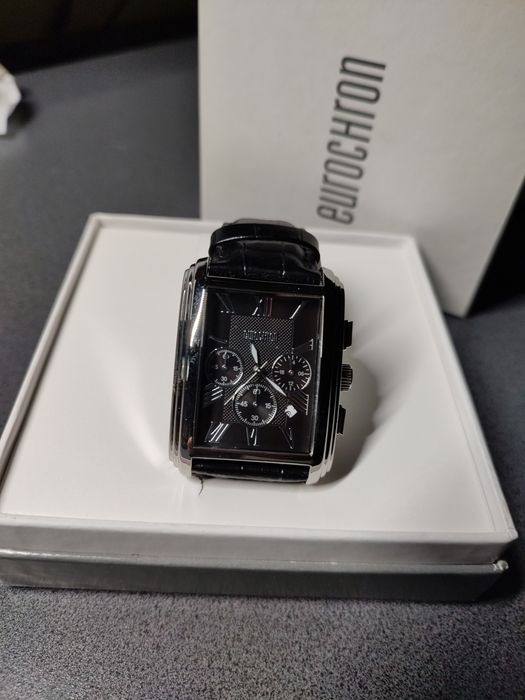 Piękny zegarek stalowy Eurochron chronometr