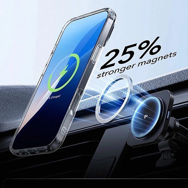 Esr Classic Hybrid Kickstand Halolock Magsafe & Tempered Glass Iphone