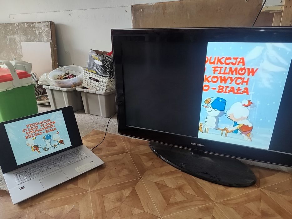 TV Samsung 37 cali + HP gratis