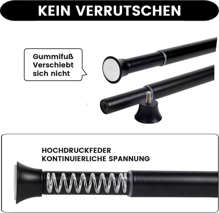 Nowy drażek/wieszak/karnisz/szyny/MUHOO/55-90/! 4558 !