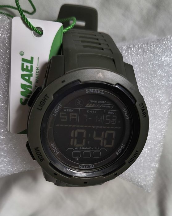 Sportowy wojskowy zegarek Smael 8105 WR50