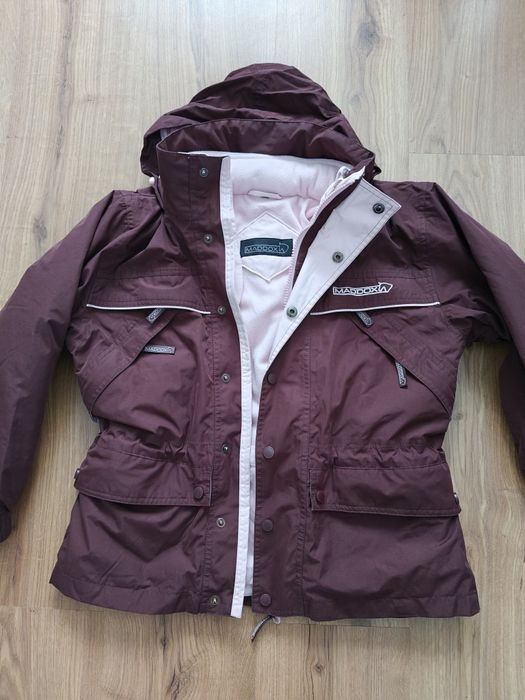 Ciepła kurtka zimowa dla dziewczynki r.128