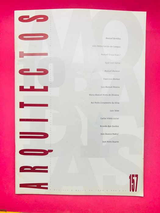 Jornal Arquitectos - nº157
