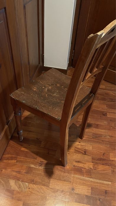 Cadeira antiga do guerreiro