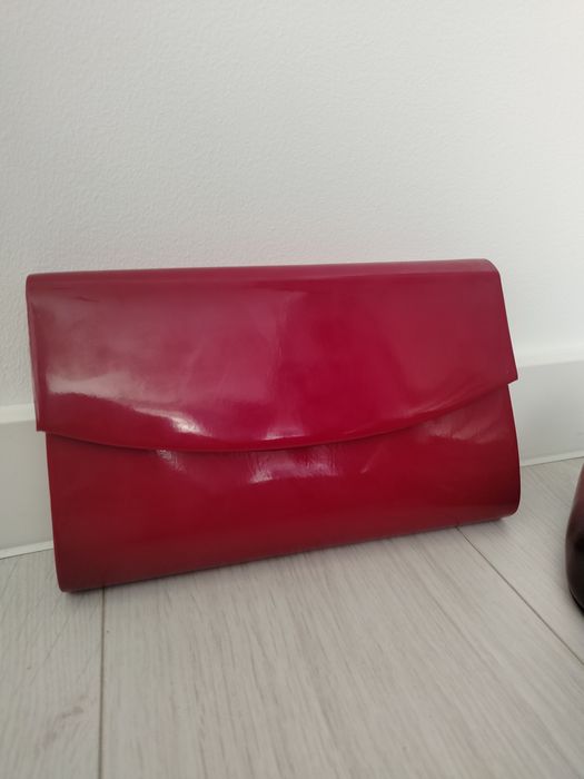 Szpilki czerwone + torebka