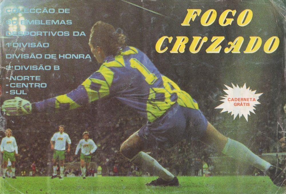 Cromos da colecção pirata Fogo Cruzado - época 1995/96