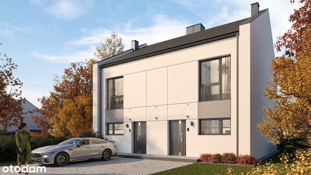 Nowoczesne segmenty po 90  m² na osiedlu Borek w Turce