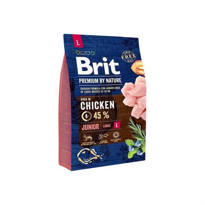 АКЦИЯ! Сухой корм для щенков Brit Premium Dog Junior L 15 кг. 1800 грн