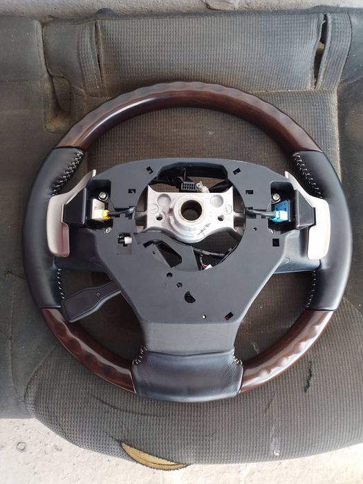 Руль Кермо з дерев'яними вставками на Lexus RX Лексус РХ 16-22 року