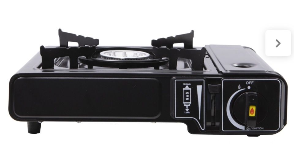 Kit Fogão a gás portátil 1900W Novo + 2 botijas de gás