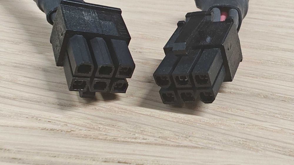 Kabel zasilający do karty / rizera 6 pin - 6 pin