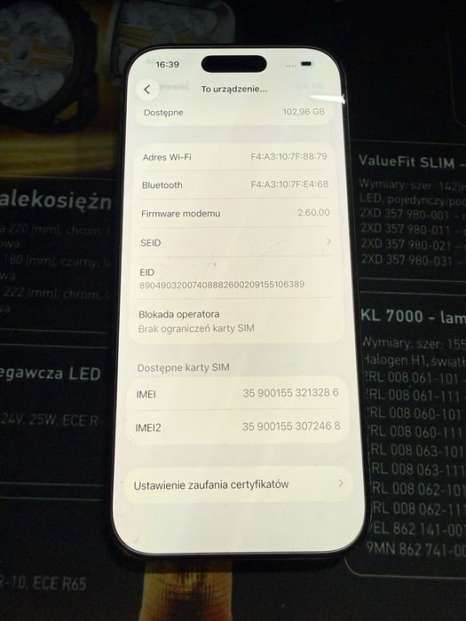 IPhone 16 pro 128gb komplet