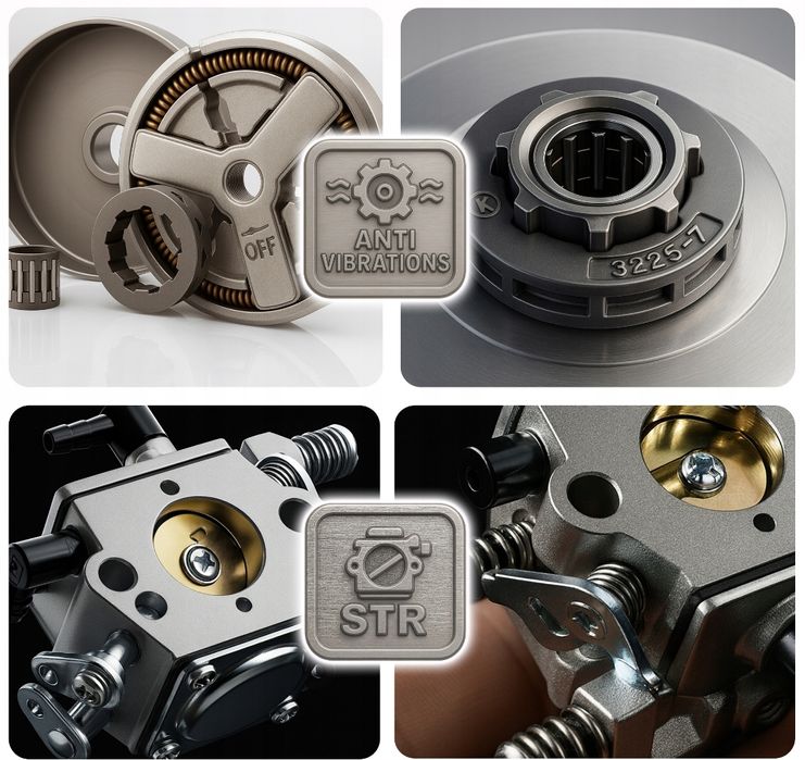 Piła spalinowa z zestawem