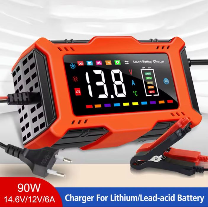 Carregador Baterias 12-14.6V 6A 90W