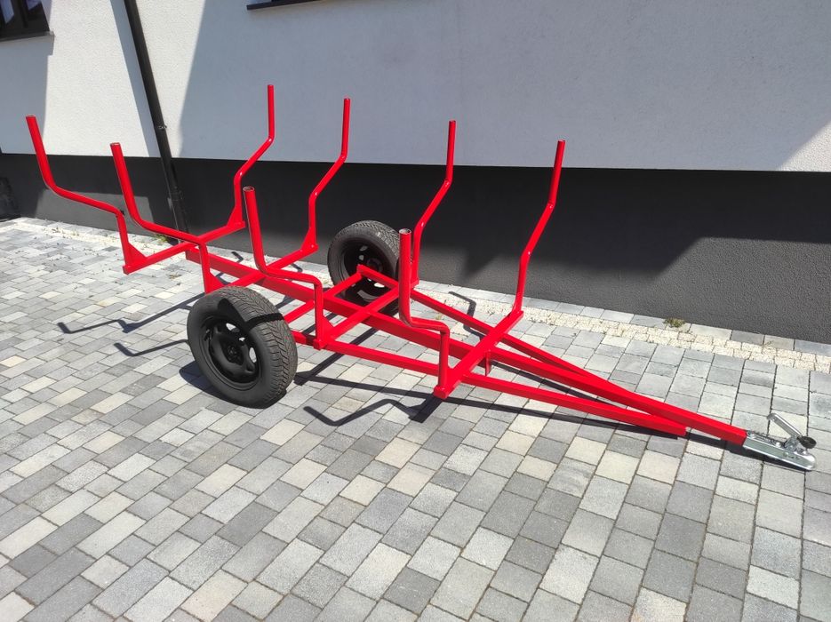 Przyczepa konice kłonice do transportu drewna leśna przyczepka