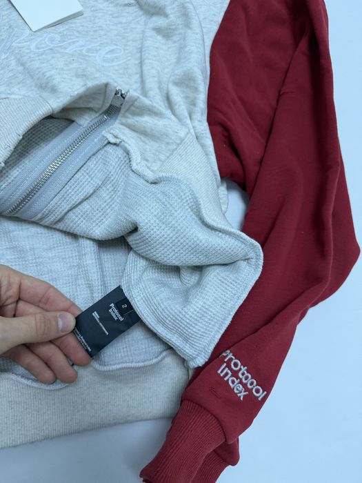 зип худи Protocol Index Project g/r fur с мехом M L Vetements balencia