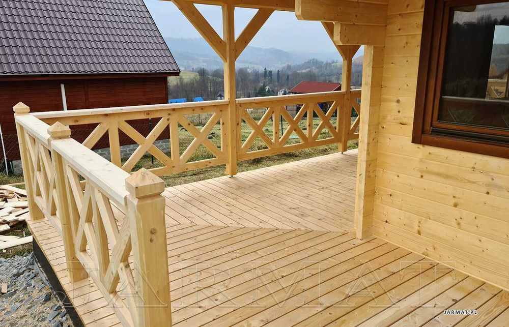 Domy Drewniane Letniskowe MODEL L44 Bale JARMAT.PL Bale Producent