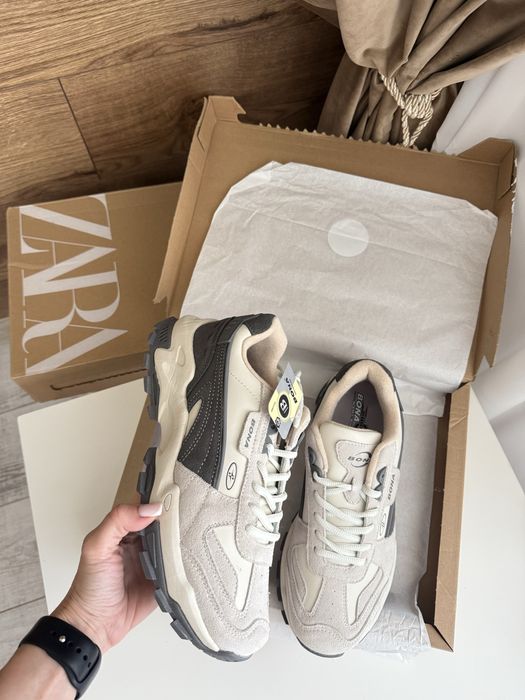 Чоловіче дихаюче спортивне взуття bona, зручні кросівки 42