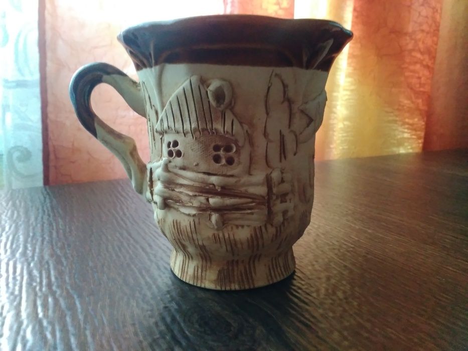 Чашки глиняные, новые