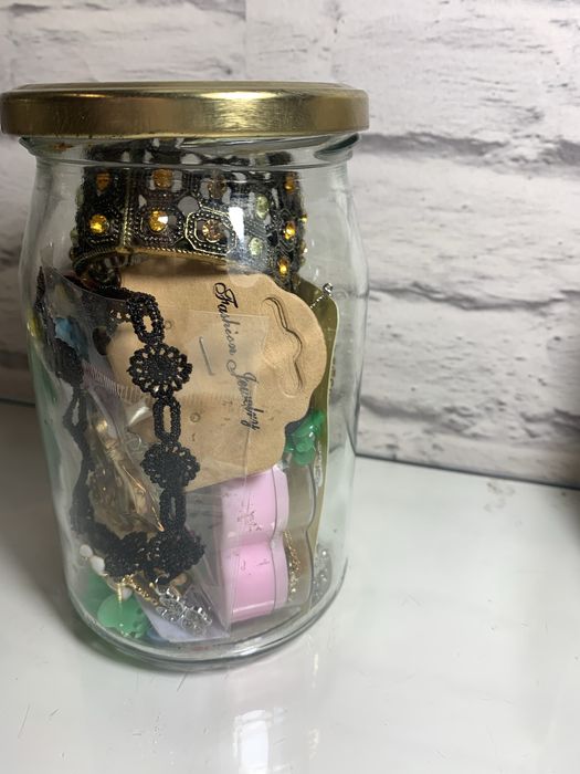 Zestaw biżuterii słoik noespodzianka