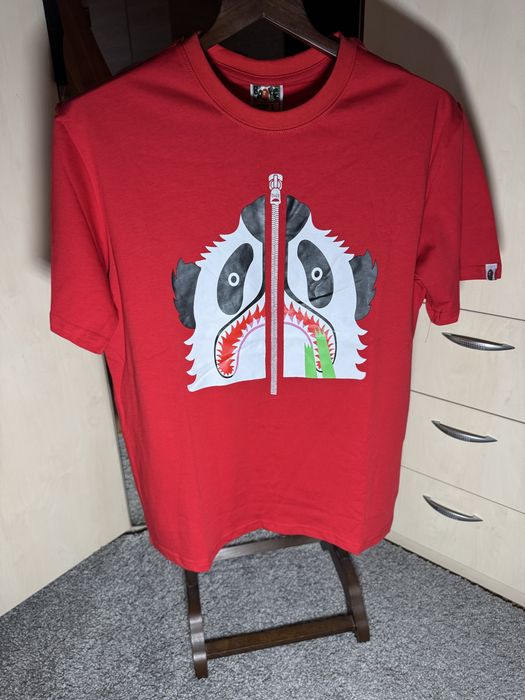 Bape Panda футболка Красаная и чорная!