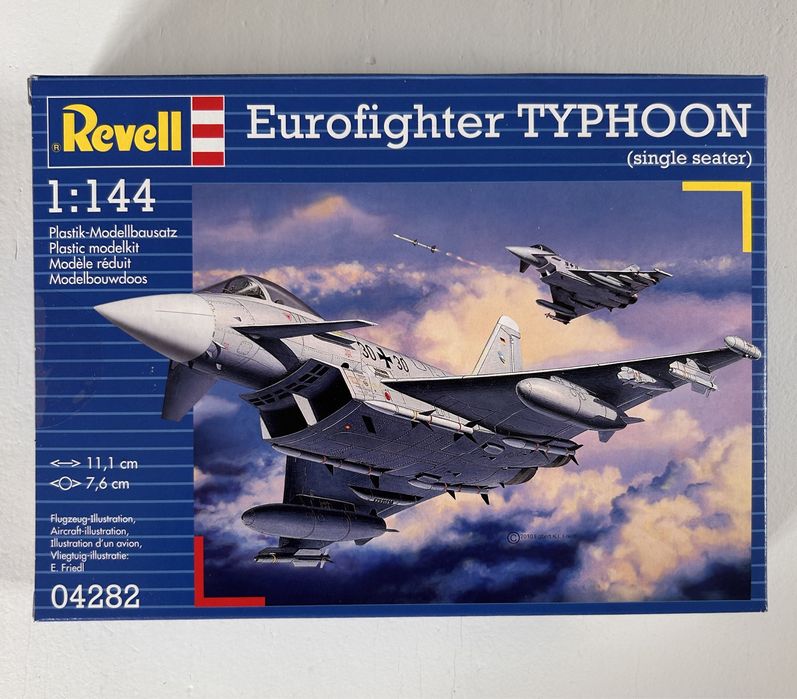 Samolot Eurofighter Typhoon model do sklejania Revell 04282