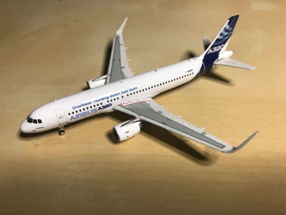 modelo Airbus A320 Sharklets escala 1/400
