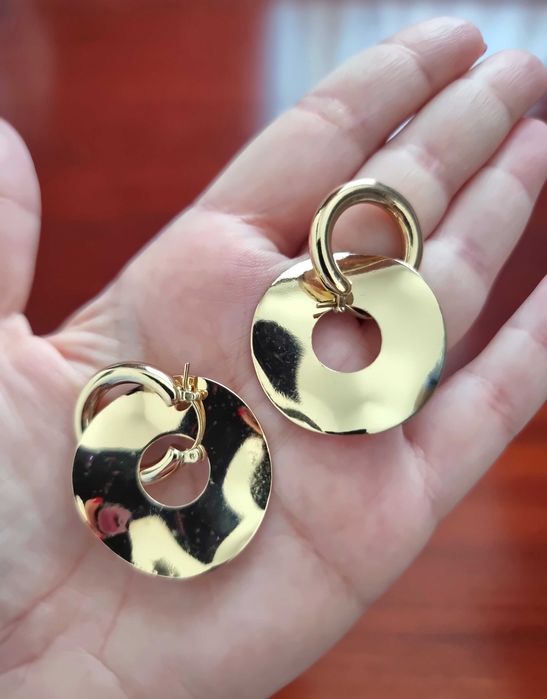 Brincos dourados Parfois