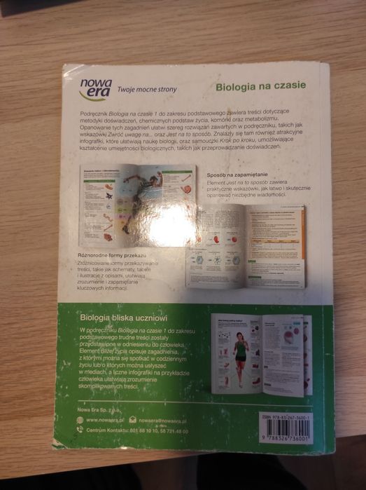 Biologia na czasie Podręcznik biologia klasa 1 nowa era