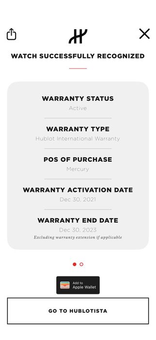 Zegarek hublot limited 200 pieces
