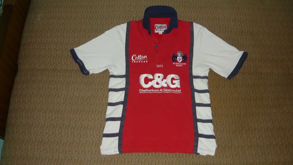 Koszulka C&G Cheltenham & Gloucester rugby t-shirt L sportowa