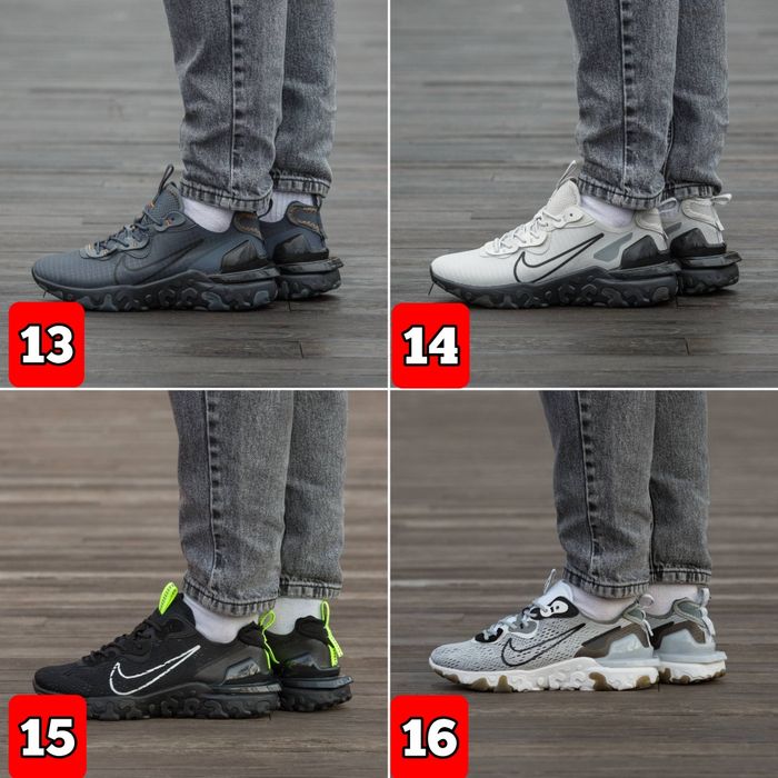 БЕЗ ПЕРЕДПЛАТИ‼️ Кросівки Nike React Vision / Унисекс, 36-45, ПРЕМІУМ