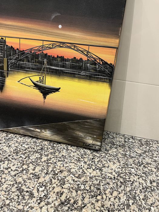 Quadro pintura tema Porto