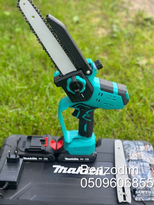 Акумуляторная мини пила Makita Duc190Bl 2шини 3 цепи безсчеточная